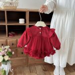 【66-90cm】ロンパース ベビー ビッグ 蝶結び - 画像 (5)