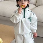 【80-150cm】セットアップ キッズ カジュアル ゆったり - 画像 (17)