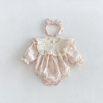 【66-130cm】ロンパースorワンピース 女の子 姉妹服 蝶結び パフスリーブ - 画像 (8)