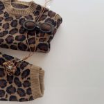 【90-150cm】セット 女の子  レオパード柄 ニット - 画像 (9)