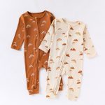 【66-90cm】オールインワン ベビー パン柄 コットン - 画像 (7)