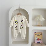 【66-90cm】ロンパース ベビー ペンギン プリント - 画像 (11)