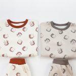 【90-140cm】セットアップ キッズ 配色 男女兼用 - 画像 (5)