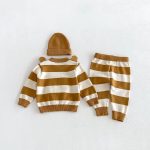 【73-100cm】セットアップ ベビー 可愛い クマ ボーダー - 画像 (8)