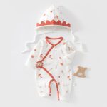 【52-66cm】ロンパース＆帽子 ベビー 可愛い かぼちゃ - 画像 (5)