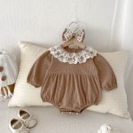 【73-110cm】ロンパースorワンピース 女の子 姉妹服 ワッフル - 画像 (13)