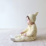 【66-90cm】オールインワン ベビー 無地 長袖 - 画像 (8)
