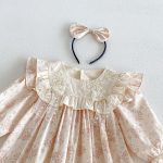 【66-130cm】ロンパースorワンピース 女の子 姉妹服 蝶結び パフスリーブ - 画像 (20)