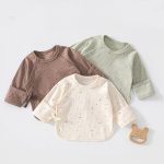 【52-59cm】トップス ベビー ナチュラル 月柄