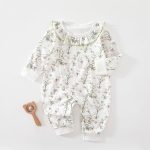 【66-90cm】ロンパース ベビー キュート フラワー - 画像 (8)