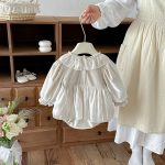 【66-90cm】ロンパース ベビー フリル プリンセス - 画像 (7)