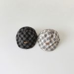 【GOODS】ベレー帽 ベビー レトロ チェック柄 クラシック - 画像 (10)