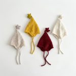 【GOODS】ニット帽 ベビー 耳あて付き 星モチーフ あったか かわいい - 画像 (6)