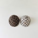 【GOODS】ベレー帽 ベビー レトロ チェック柄 クラシック - 画像 (8)