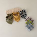 【GOODS】ヘッドスカーフ ベビー チェック柄 かわいい 男女兼用 オールシーズン - 画像 (6)