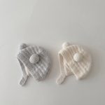 【GOODS】ニット帽 ベビー 耳あて付き 韓国風 防寒 あったか 保温 - 画像 (6)