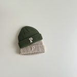 【GOODS】ニット帽 ベビー 韓国風 英字デザイン - 画像 (9)
