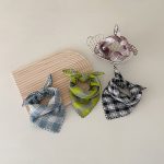 【GOODS】ヘッドスカーフ ベビー チェック柄 かわいい 男女兼用 オールシーズン - 画像 (4)