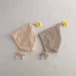 【GOODS】帽子 ベビー スター柄 耳あて付き 防風 お出かけ