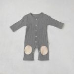 【66-90cm】ロンパース ベビー ナチュラル リブ 韓国風 - 画像 (12)