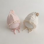 【GOODS】帽子 ボンネット ベビー 小花柄 ナチュラル - 画像 (4)