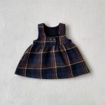 【73-100cm】ワンピース ベビー レトロ チェック - 画像 (13)