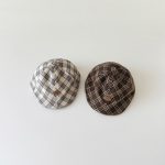 【GOODS】ベレー帽 ベビー レトロ チェック柄 クラシック - 画像 (9)