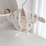 【GOODS】ヘッドスカーフ ネックスカーフ ベビー いちご柄 かわいい - 画像 (4)