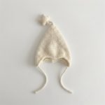 【GOODS】ニット帽 ベビー 耳あて付き 星モチーフ あったか かわいい - 画像 (10)