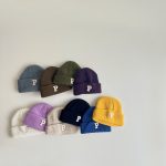 【GOODS】ニット帽 ベビー 韓国風 英字デザイン - 画像 (5)
