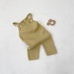 【66-90cm】サロペット ベビー ニット 無地 - 画像 (7)