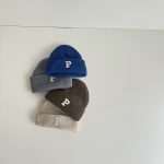 【GOODS】ニット帽 ベビー 韓国風 英字デザイン - 画像 (3)