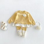 【73-110cm】セットアップ ベビー ドット ハート