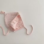 【GOODS】帽子 ボンネット ベビー 小花柄 ナチュラル - 画像 (9)
