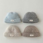 【GOODS】ニット帽 ベビー あったか 防寒 防風 シンプル