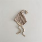 【GOODS】ニット帽 ベビー ボーダー柄星モチーフ 耳あて付き 厚手 防寒 - 画像 (12)