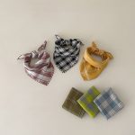 【GOODS】ヘッドスカーフ ベビー チェック柄 かわいい 男女兼用 オールシーズン - 画像 (7)