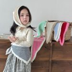 【GOODS】ニットマフラー 女の子 レース ガーリー 防寒 あったか - 画像 (4)