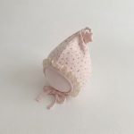 【GOODS】帽子 ボンネット ベビー 小花柄 ナチュラル - 画像 (7)