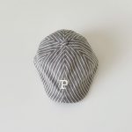 【GOODS】ベレー帽 ベビー ボーダー柄 英字刺繍 男女兼用 韓国風 - 画像 (11)