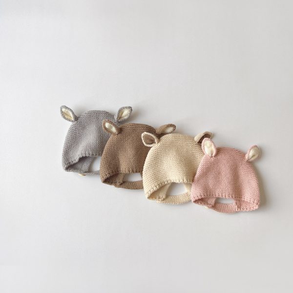 【GOODS】ニット帽 ベビー かわいい うさぎデザイン