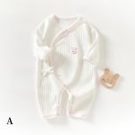 【52-66cm】カバーオール ベビー うさぎ アップリケ