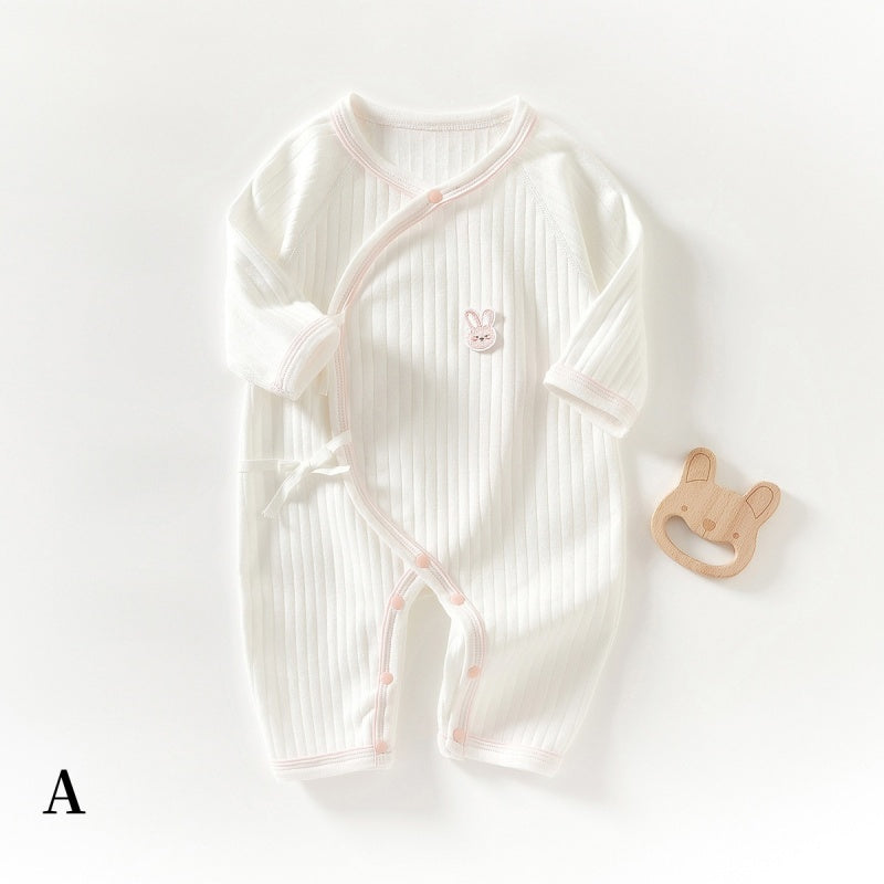 SKU-01_1753529b-f1fe-4bbf-a413-db968c17087c.jpg 【52-66cm】カバーオール ベビー うさぎ アップリケ - 画像 (1)