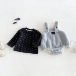 【66-90cm】ロンパース＆トップス ベビー 裏起毛 ふわふわ 蝶結び - 画像 (6)