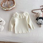 【66-100cm】トップス 女の子 ダブル フリル襟 ニット - 画像 (10)