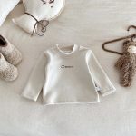 【73-100cm】トップスorレギンス ベビー 蝶結び キルティング - 画像 (6)