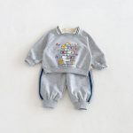 【80-130cm】セットアップ 男の子 カートゥーン 襟付き - 画像 (19)