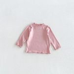 【80-130cm】トップス 女の子 無地 フリル - 画像 (9)