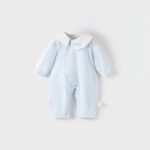 【66-90cm】カバーオール ベビー ラウンドネック ジャカード - 画像 (5)