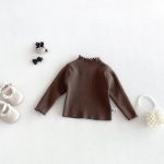 【66-90cm】トップスorロンパース ベビー チェック 裏起毛 - 画像 (4)